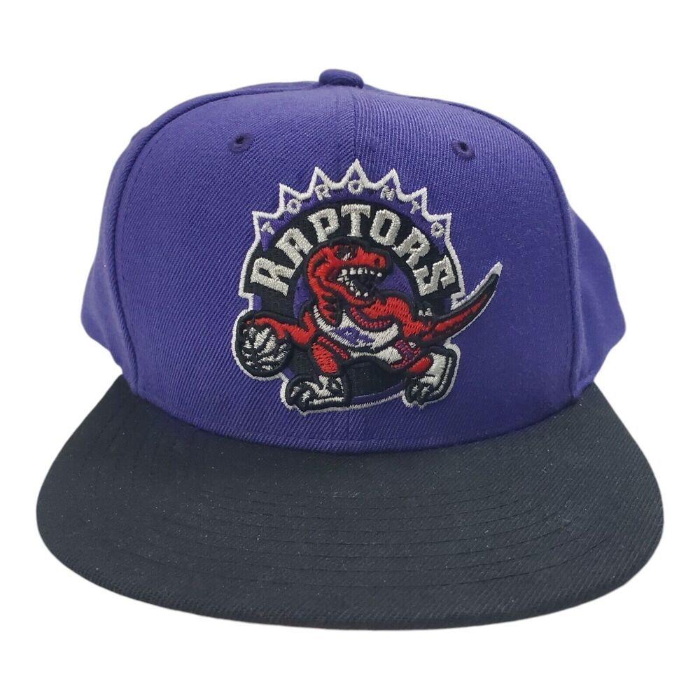 TORONTO RAPTORS Hat Cap Men Purple Black MITCHELL & NESS Snapback NBA Basketball